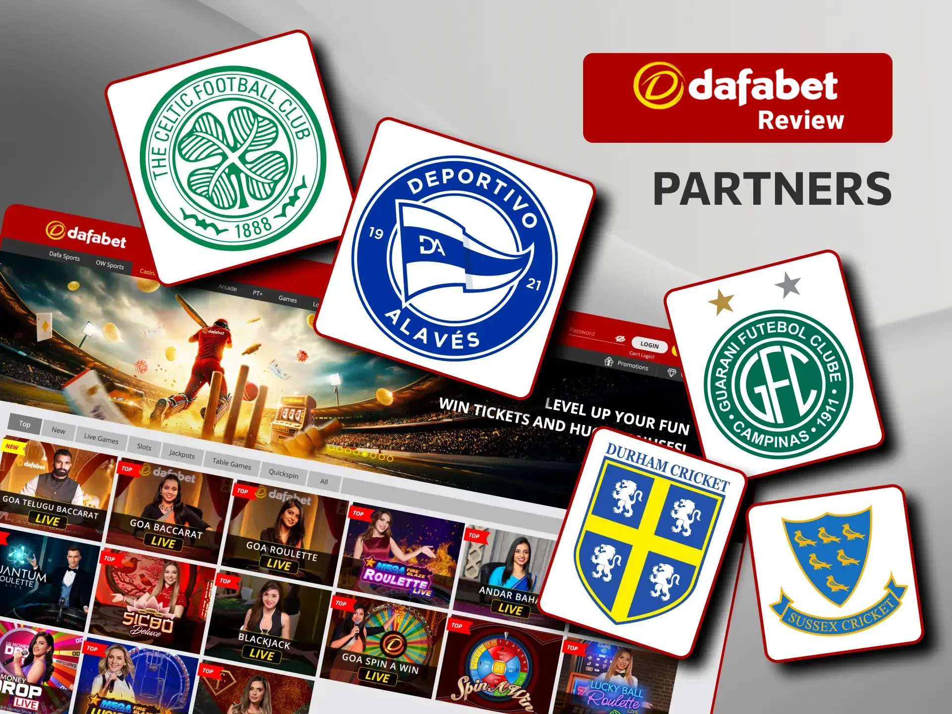 Learn about Dafabet’s collaborations with renowned football and cricket clubs worldwide.