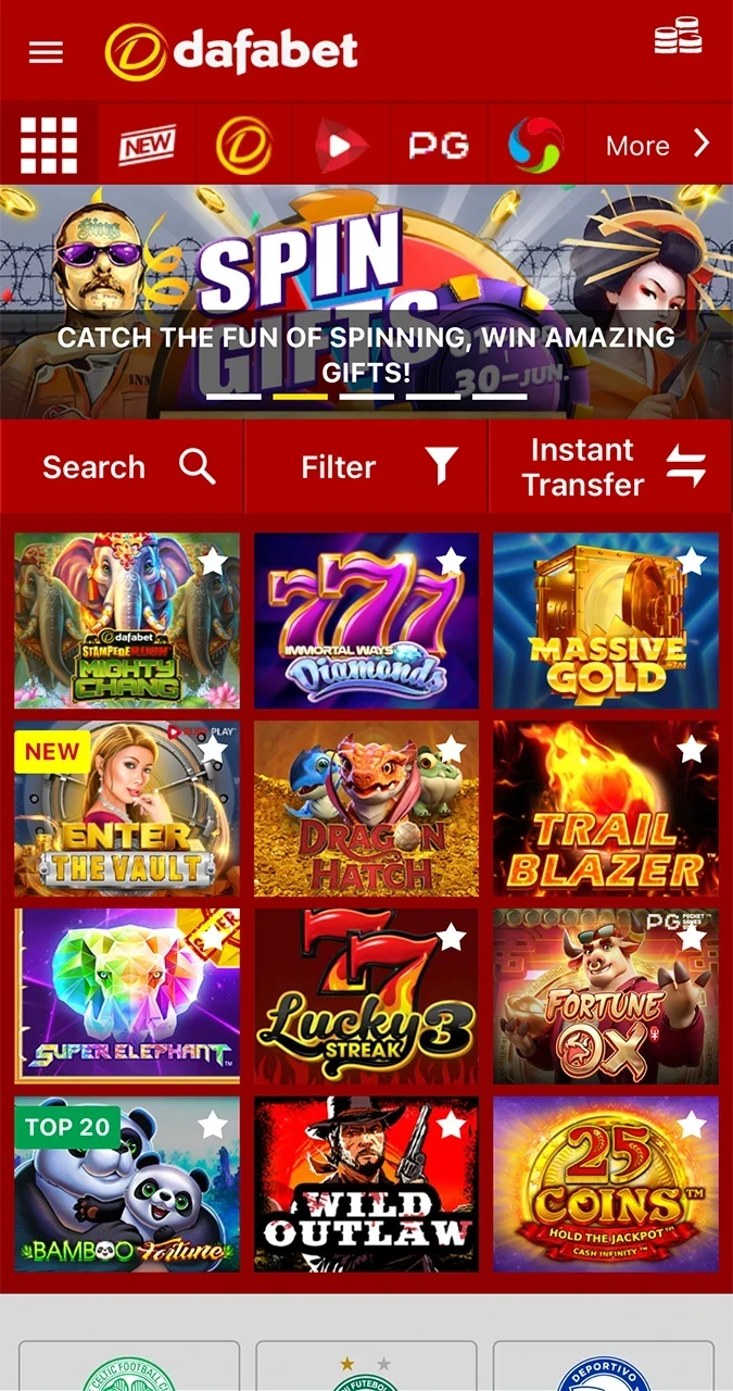 Choose the game that suits you and start winning with Dafabet Casino.