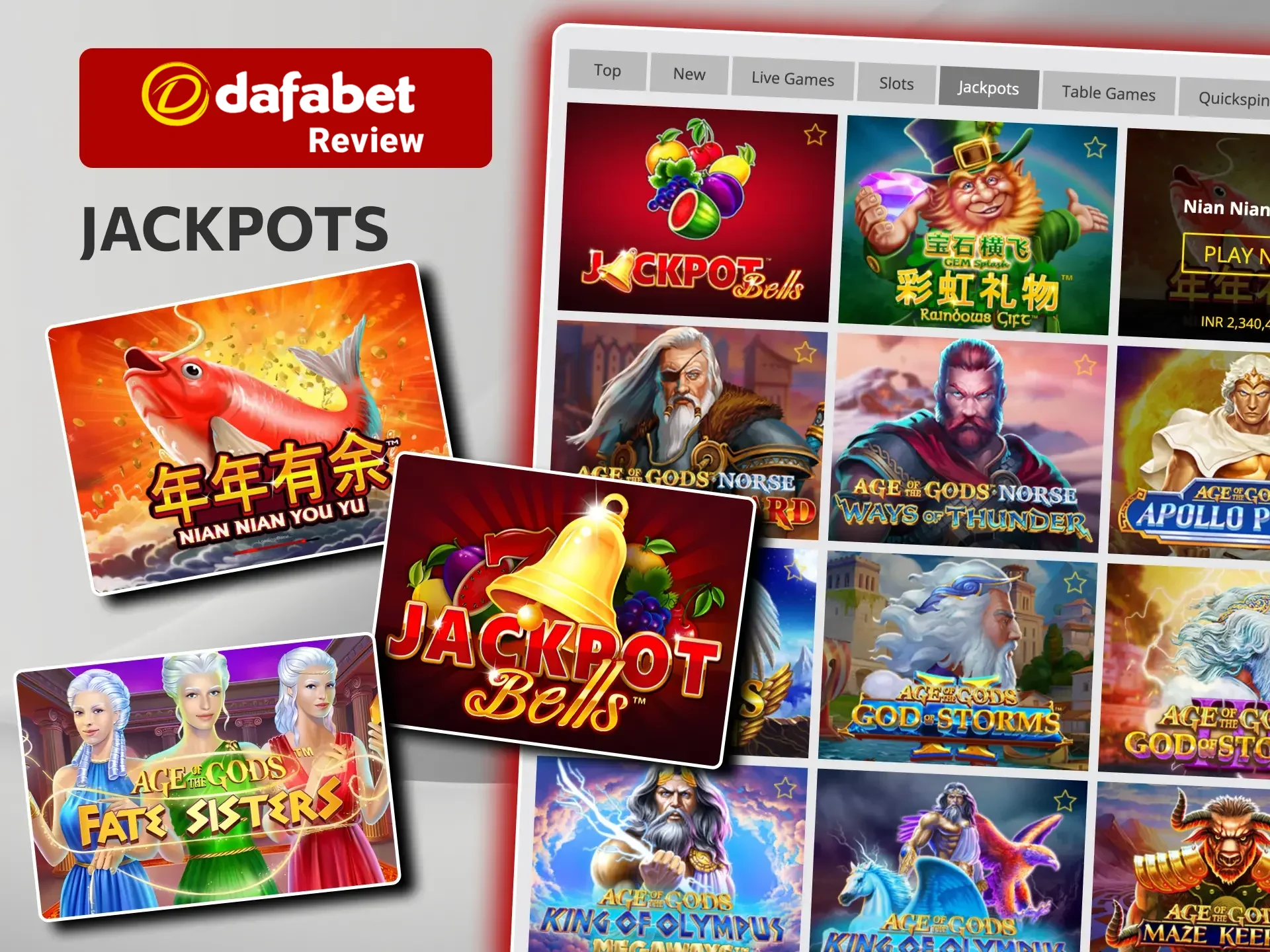 Discover jackpot slots at Dafabet, more spins mean higher chances of winning.