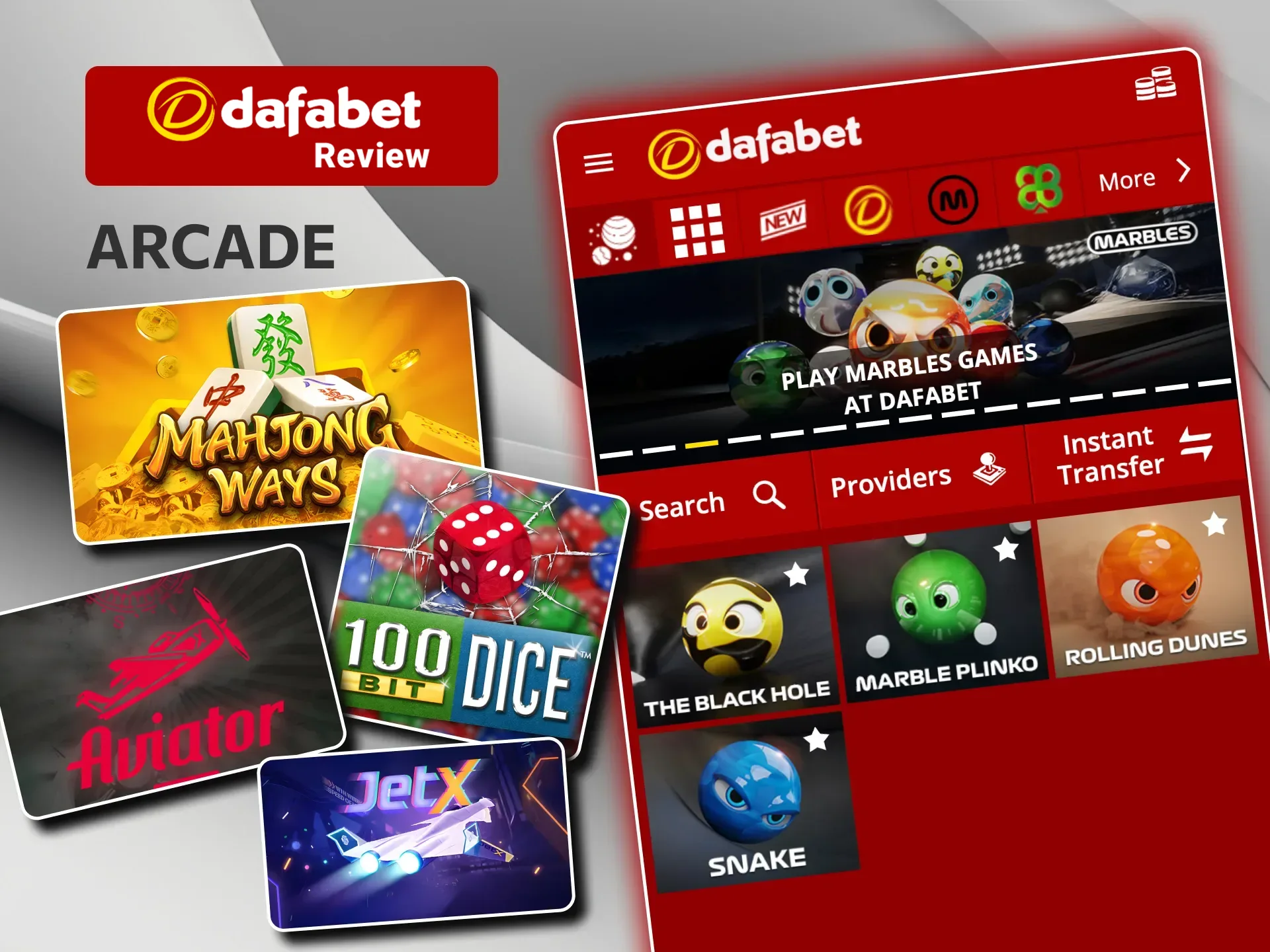 Dafabet Casino’s arcade section offers skill-based games like 100 Bit Dice and Safari Gold Megaway.