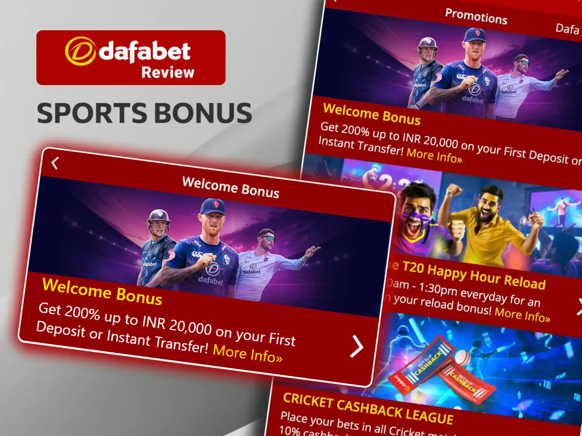 Get exclusive sports bonuses at Dafabet Casino with flexible wagering conditions.